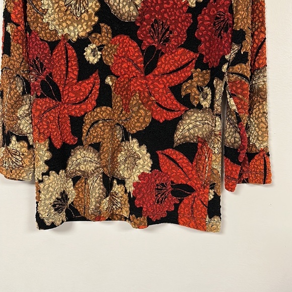 CHIC0'S  pullover top/blouse, nubby, beautiful fall colors , Size 1 (US Med) - Picture 5 of 7
